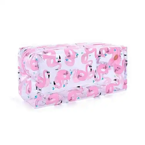 Custom logo supply Color PVC convenient clear pvc cosmetic bags